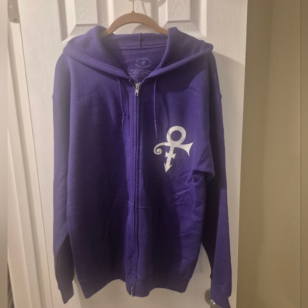 Prince | Purple Fleece Hoodie with Logo